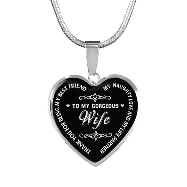 Surprise Your Wife with this HEART NECKLACE Silver Plated- Perfect Gift for wife